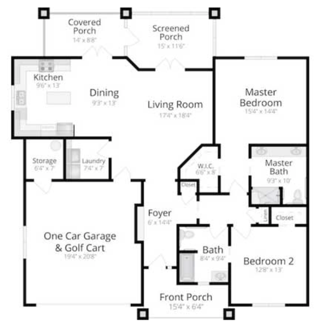 Baldwin floor plan | Presbyterian Village Athens