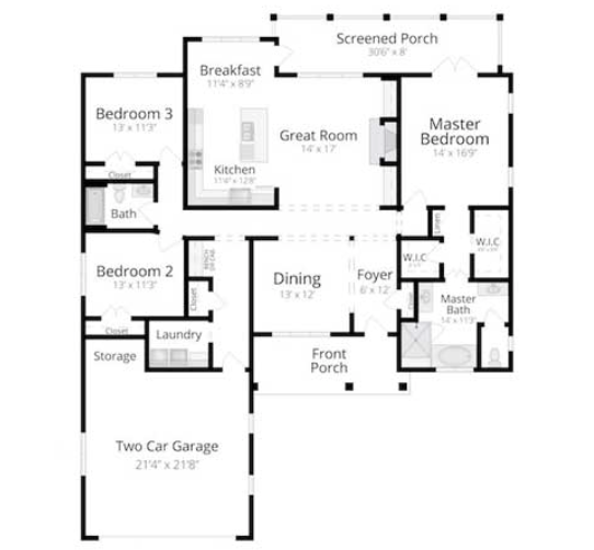 Barber floor plan | Presbyterian Village Athens