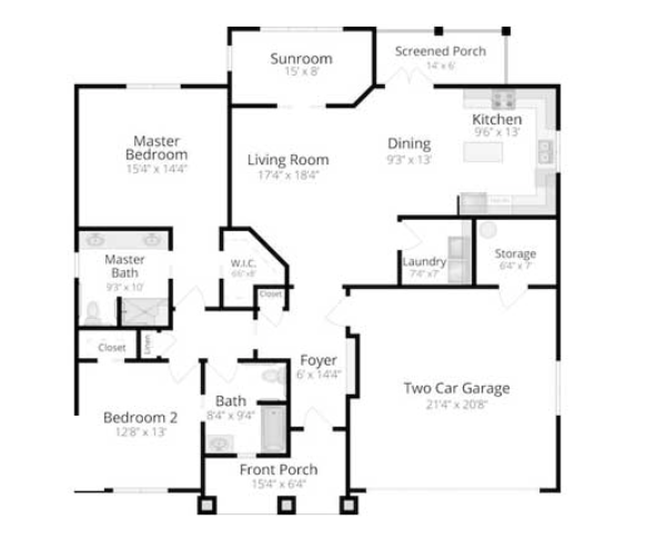 Baxter floor plan | Presbyterian Village Athens