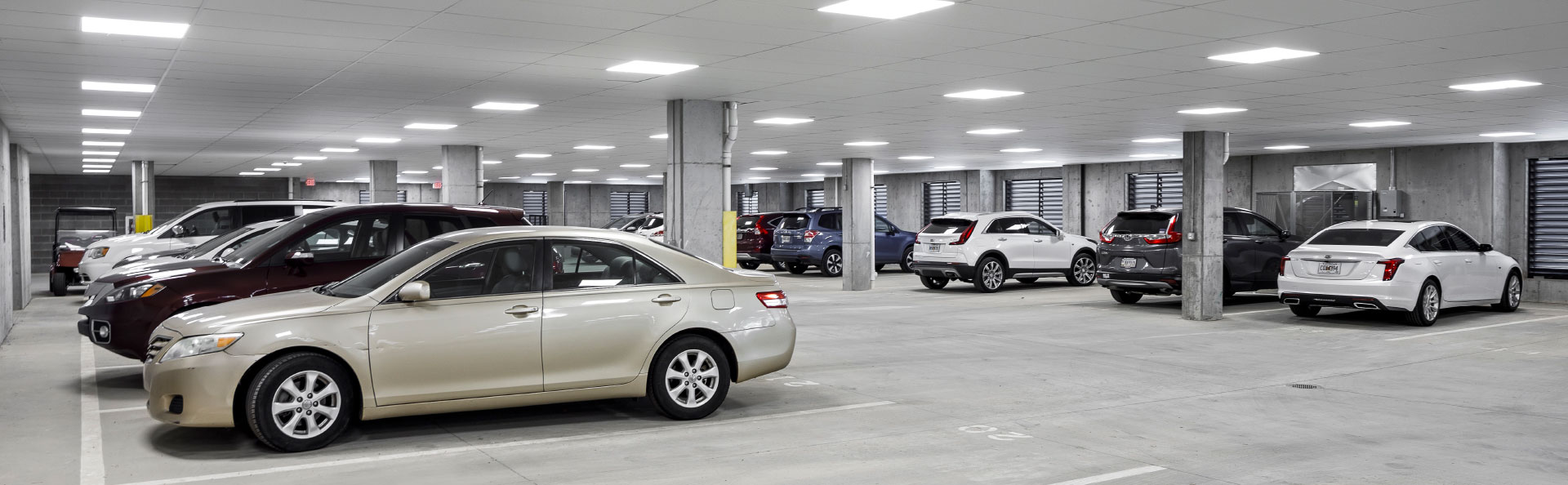 Covered parking garage | Presbyterian Village Athens