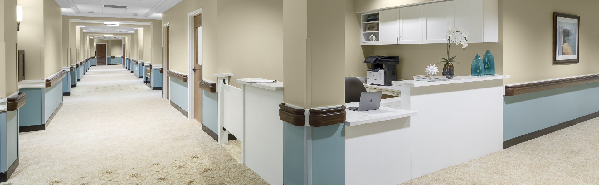 Skilled nursing hallway | Presbyterian Village Athens